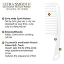 Cricket Ultra Smooth Coconut & Keratin Infused Comb