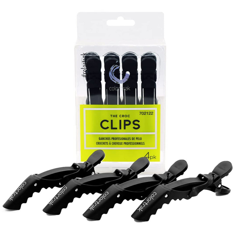 Colortrak Rubberized Croc Clips Set - 4pk