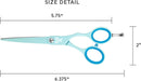 Cricket Shear Xpressions Professional Japanese Stainless Steel Shears - 5.75" (Choose Color)