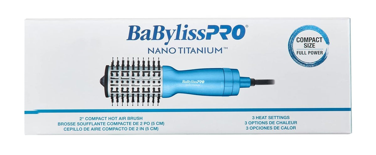 BaBylissPRO Nano Titanium Compact Hot Air Brush 2