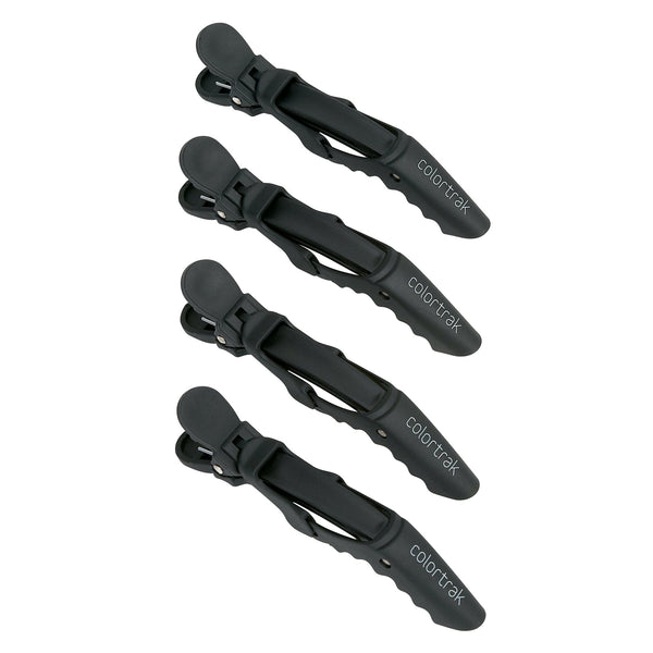 Colortrak Rubberized Croc Clips Set - 4pk