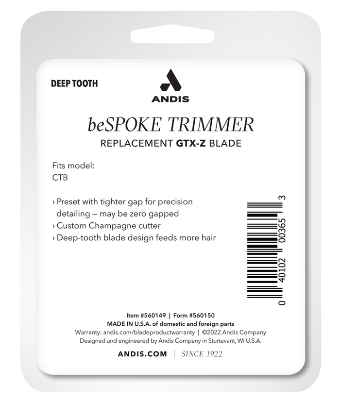 Andis beSPOKE Replacement Trimmer Blade (560149)