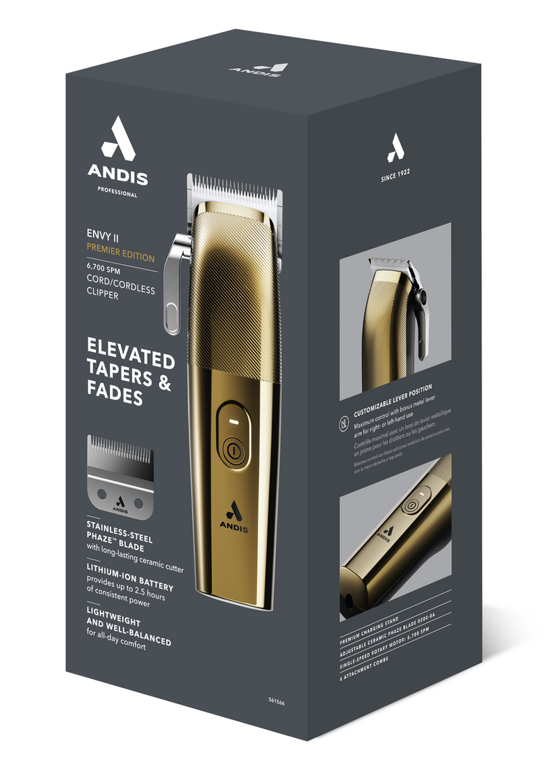 Andis Envy II Clipper Premium Edition Gold (561566)