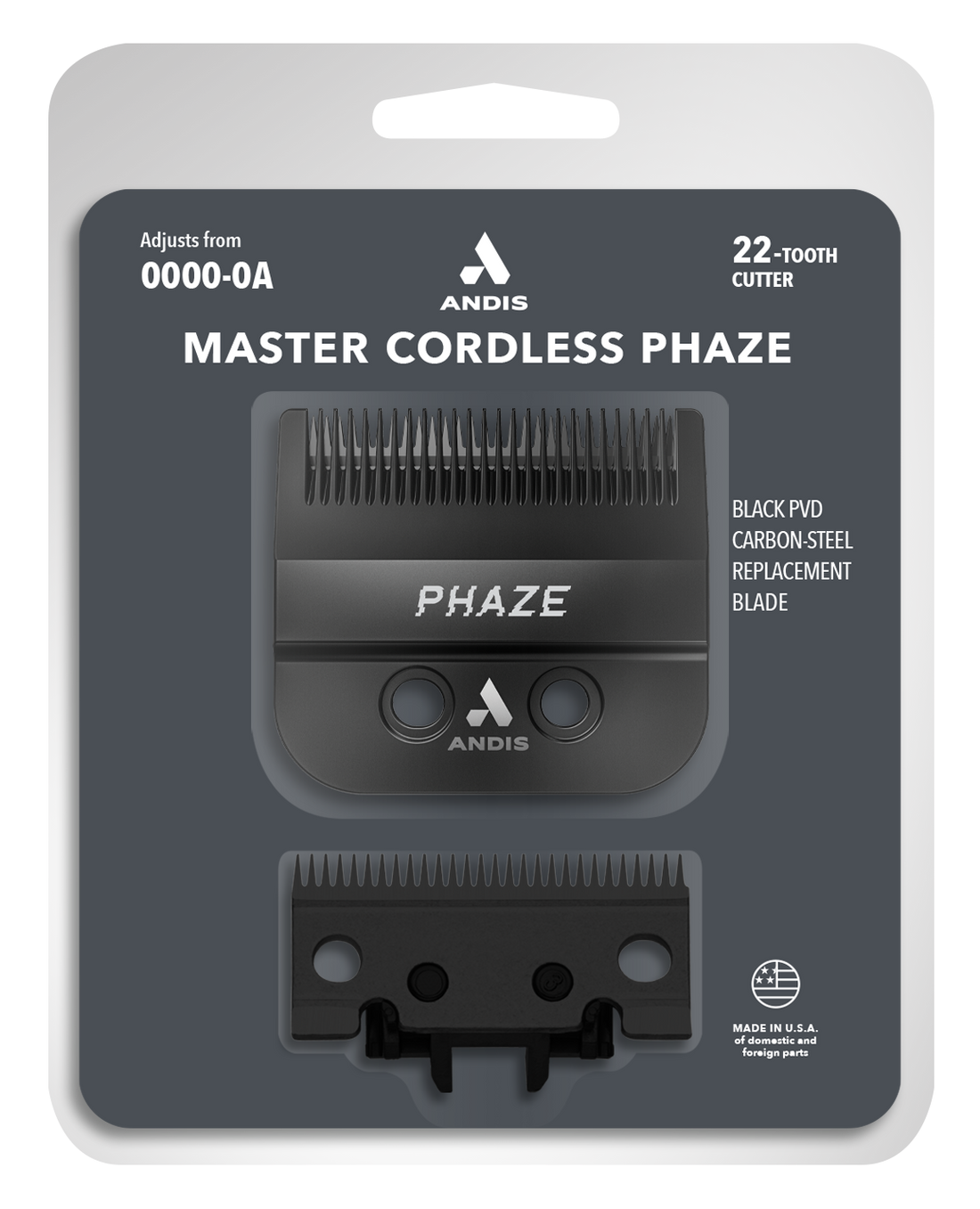 andis トリマー改　おまけ替刃付 561921-phaze-master-blade-mlc-