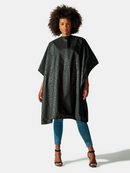 Betty Dain Black Jaguar Bleach-Proof All Purpose Styling Cape
