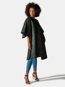 Betty Dain Black Jaguar Bleach-Proof All Purpose Styling Cape