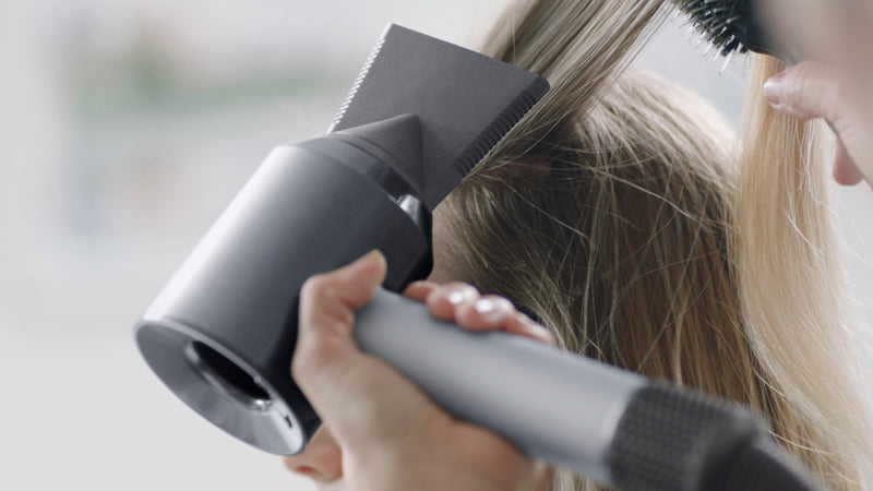 Dyson Supersonic ヘアドライヤー グレー Dyson Supersonic Hair Dryer - Nickel Silver w. 1 styling