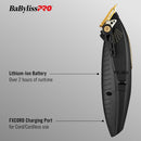 BaBylissPRO Cord-Cordless Lithium FX+ Ergonomic Clipper (FX673NS)