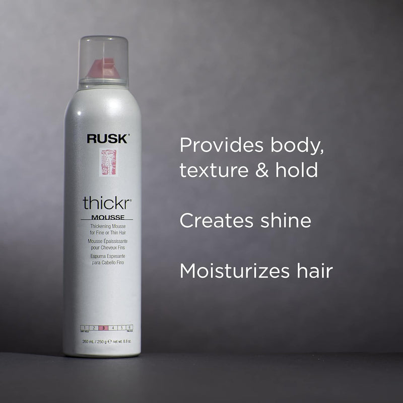 Rusk Thickr Thickening Mousse for Fine/Thin Hair (250g/8.8oz)