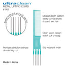 Cricket 140 Ultra Clean Metal Lifting Comb