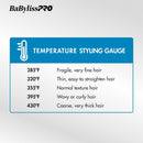 BaBylissPRO Limited Edition Black & Blue Nano Titanium Extended Barrel Curling Iron - 1.25" (BNTWMB125XLUC)