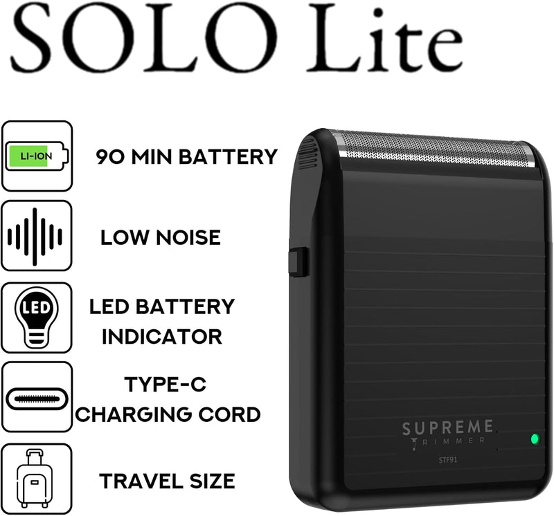 Supreme Trimmer Solo Lite Single Foil Shaver (STF91)
