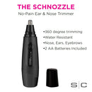 StyleCraft Schnozzle Water Resistant Matte Black Nose & Ear Trimmer (SCNETB)