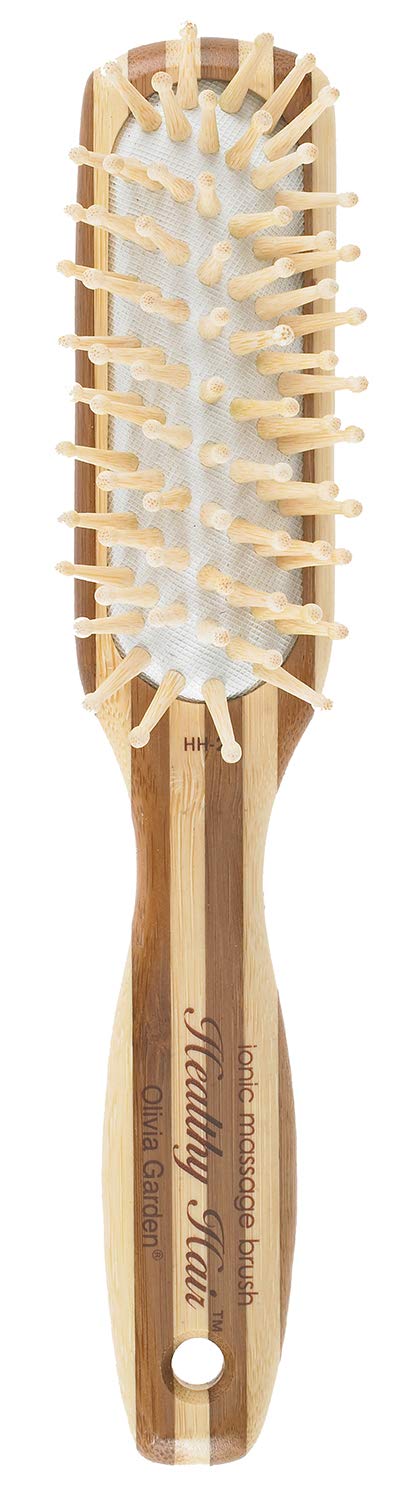 Olivia Garden Healthy Hair Eco Friendly Bamboo Ionic Massage Paddle Collection (HH)