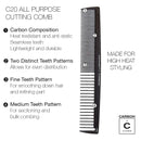Cricket Carbon Static-Free & Heat Resistant Cutting Comb