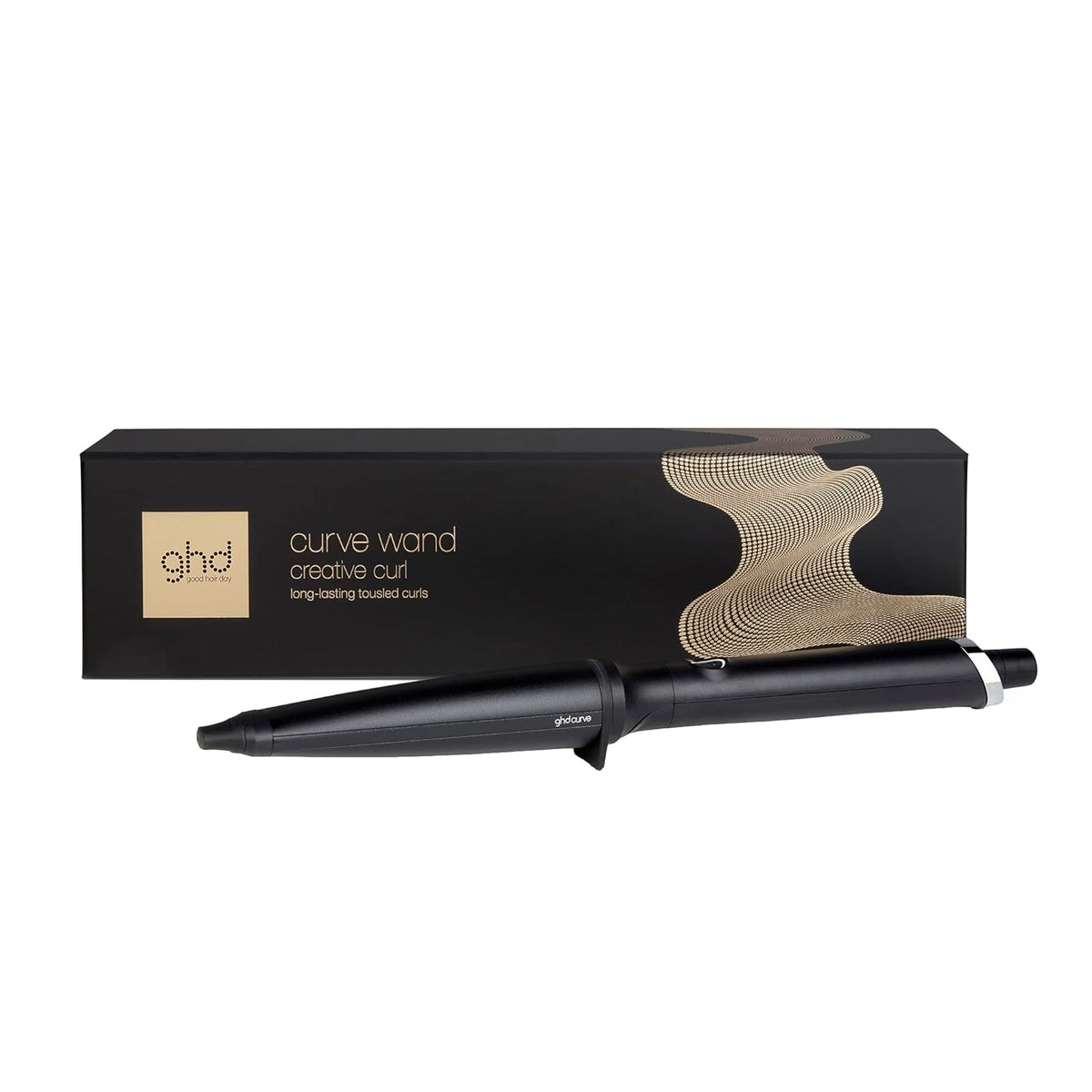 GHD Curve Creative Curl  Black Tapered Curling Wand New in Box Creative Curl Wand - Lavish Salon main image 4