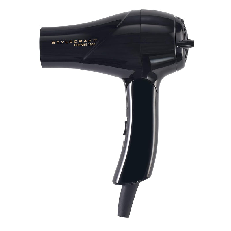 StyleCraft Peewee 1200 Foldable Compact Travel Hair Dryer