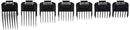Andis 7-Piece Snap-On Blade Attachment Comb Set (01380)