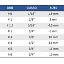 StyleCraft 8pc Universal Magnetic DUB Clipper Guards (SCDMGB)