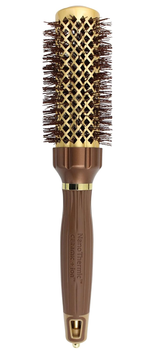 Olivia Garden Nano Thermic Power Grip Barrel Brush Collection (NT-G)