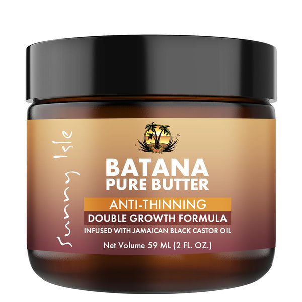 Sunny Isle 100% Natural Anti-Thinning Double Growth Formula Batana Pure Butter Infused w/ Jamaican Black Castor Oil