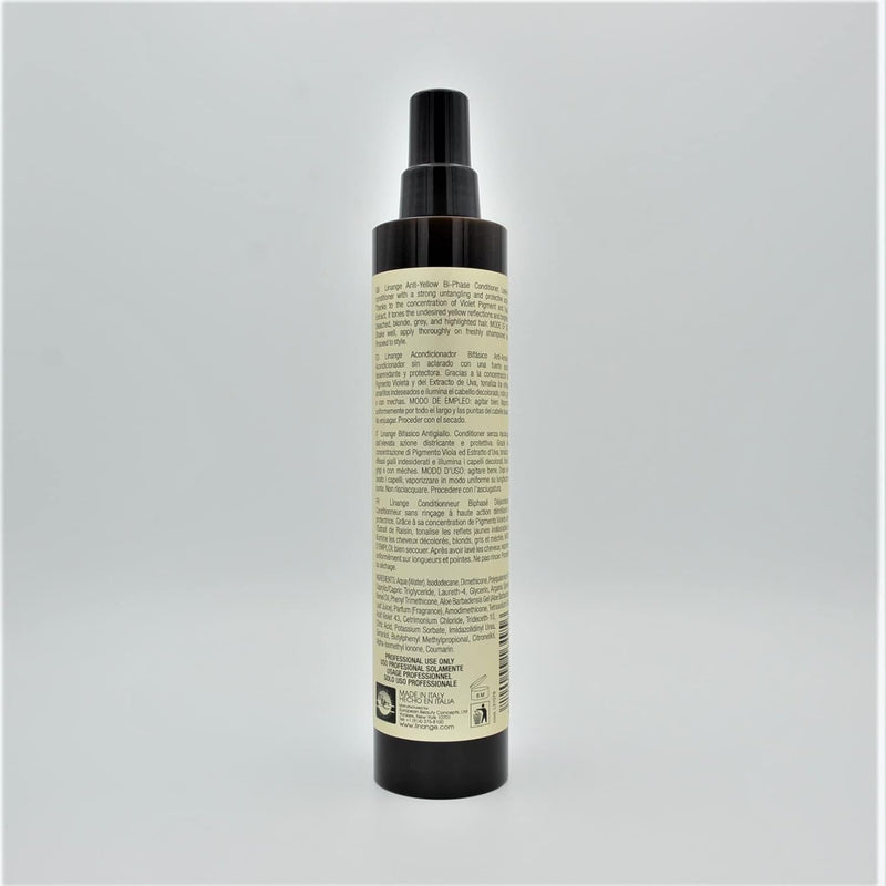 Linange Anti-Yellow Bi-Phase Leave-In Conditioner with Grape Extract (250ml/8.45oz)