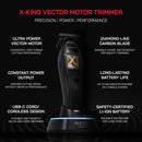 Red PRO X-King Vector Motor Cordless Trimmer