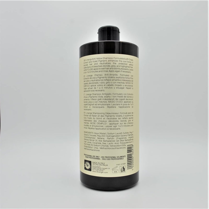 Linange Anti-Yellow Vegan Shampoo with Grape Extract