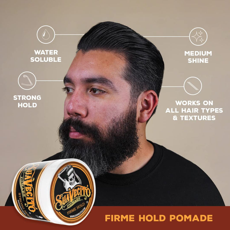 Suavecito Firme Strong Hold Medium Shine Pomade