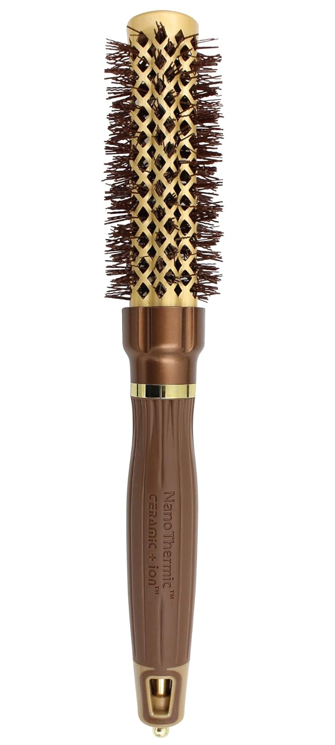 Olivia Garden Nano Thermic Power Grip Barrel Brush Collection (NT-G)