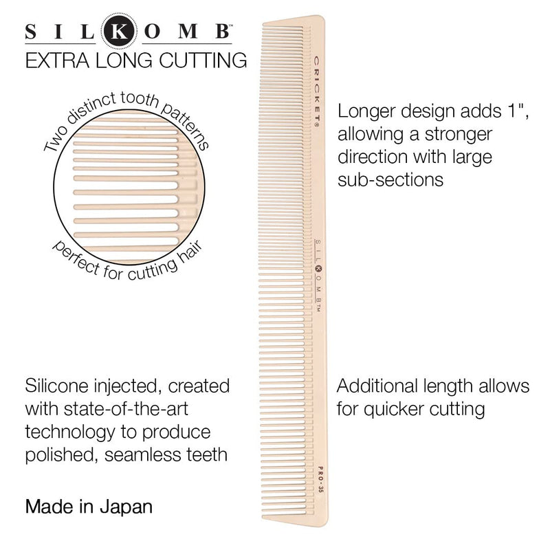 Cricket Silkomb Seamless Teeth Cutting Comb