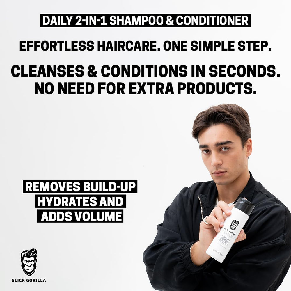 Slick Gorilla Daily 2-in-1 Shampoo & Conditioner (200ml/6.76oz)