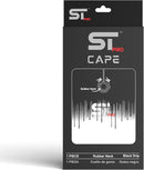 Supreme Trimmer Premium Barber Cape w/ Hook Clip - Black Drip