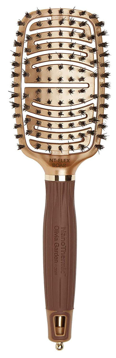 Olivia Garden Nano Thermic Ceramic + Ion Flex Brush Collection (NT-FLE
