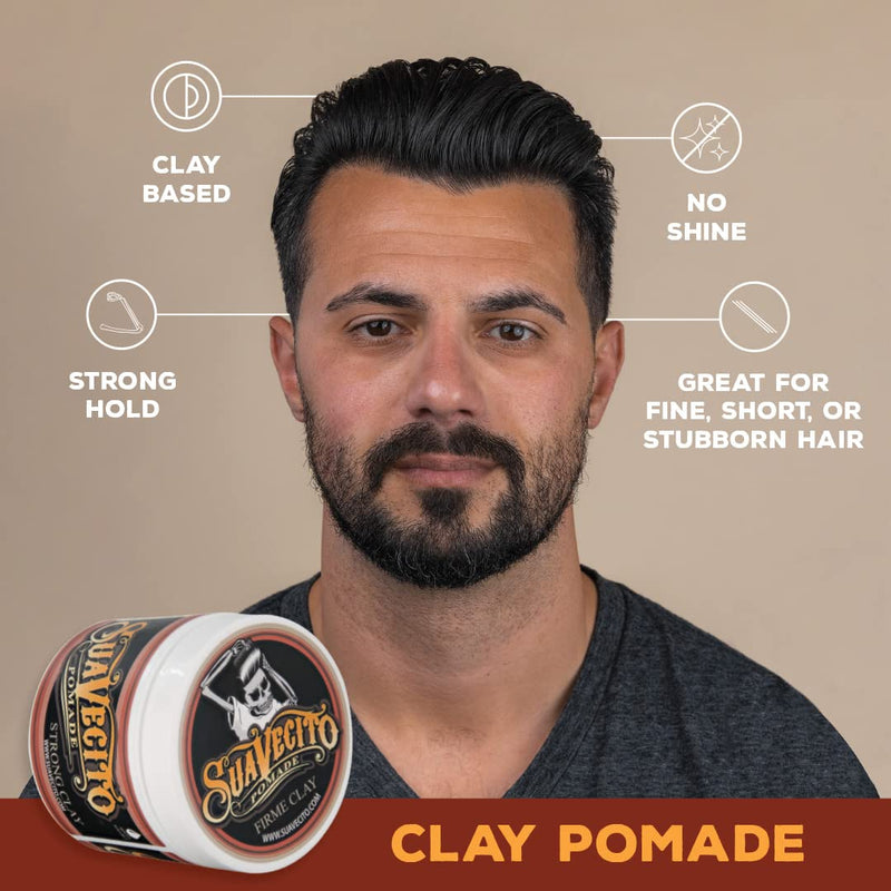 Suavecito Firm Clay Pomade (4oz/113g)