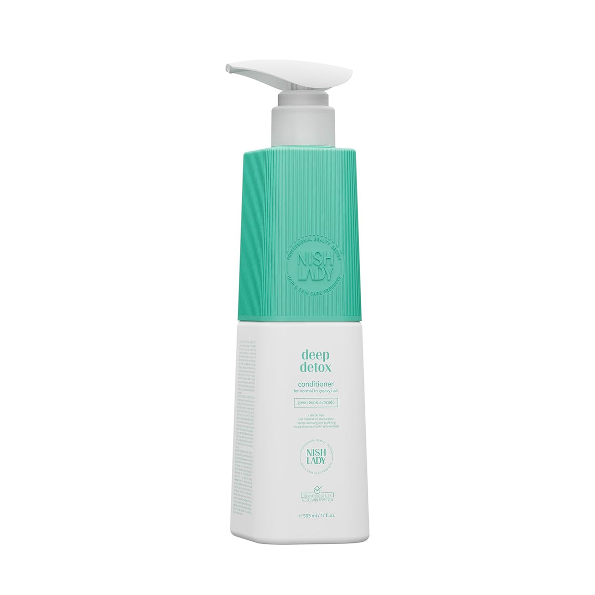 NishLady Deep Detox Conditioner w/ Green Tea & Avocado for Normal to O