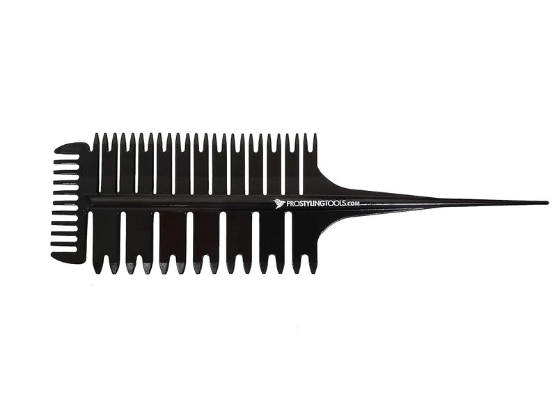 ProStylingTools 3-Way EZ Fast Weaving Highlighting/Foiling Sectioning Comb