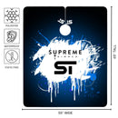 Supreme Trimmer Premium Hair Cutting Barber Cape w/ Hook Clip - Blue Neon