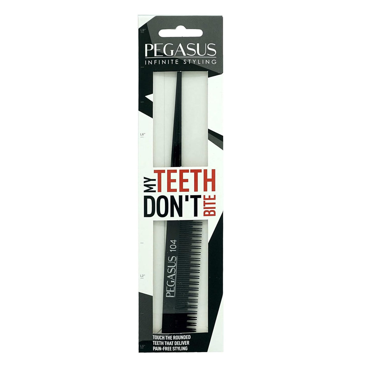 Pegasus Hard Rubber Comb (104) 8