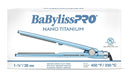 BaBylissPRO Nano Titanium Vented Ionic Flat Iron - 1.5" (BNT4093TUC)