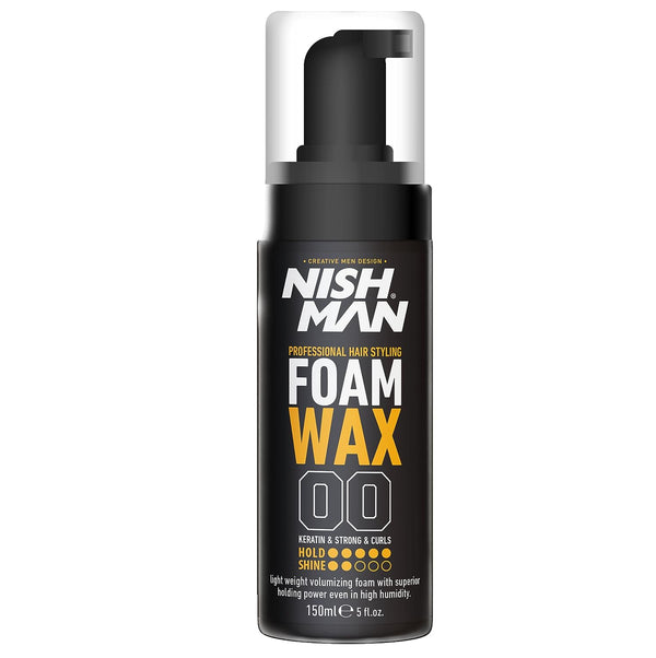 Nishman Hair Styling Foam Wax (150ml/5oz)
