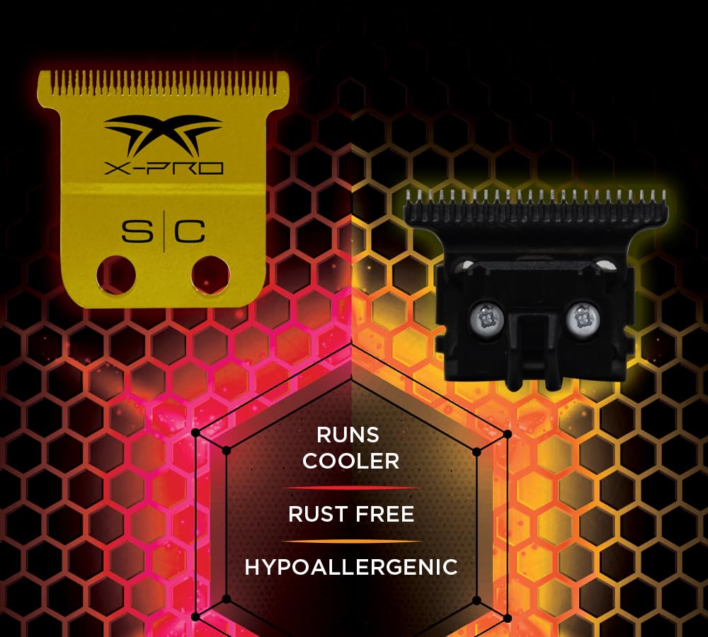 StyleCraft Fixed X-PRO Gold Titanium Replacement Trimmer