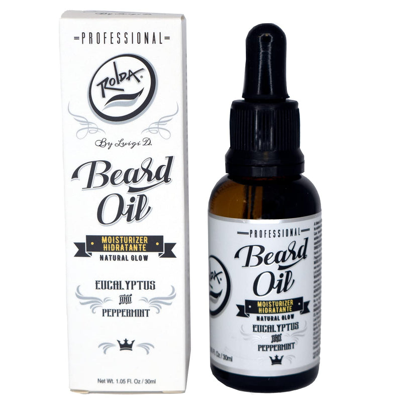 Rolda Eucalyptus & Peppermint Beard Oil for Sensitive Skin (30ml/1.05oz)