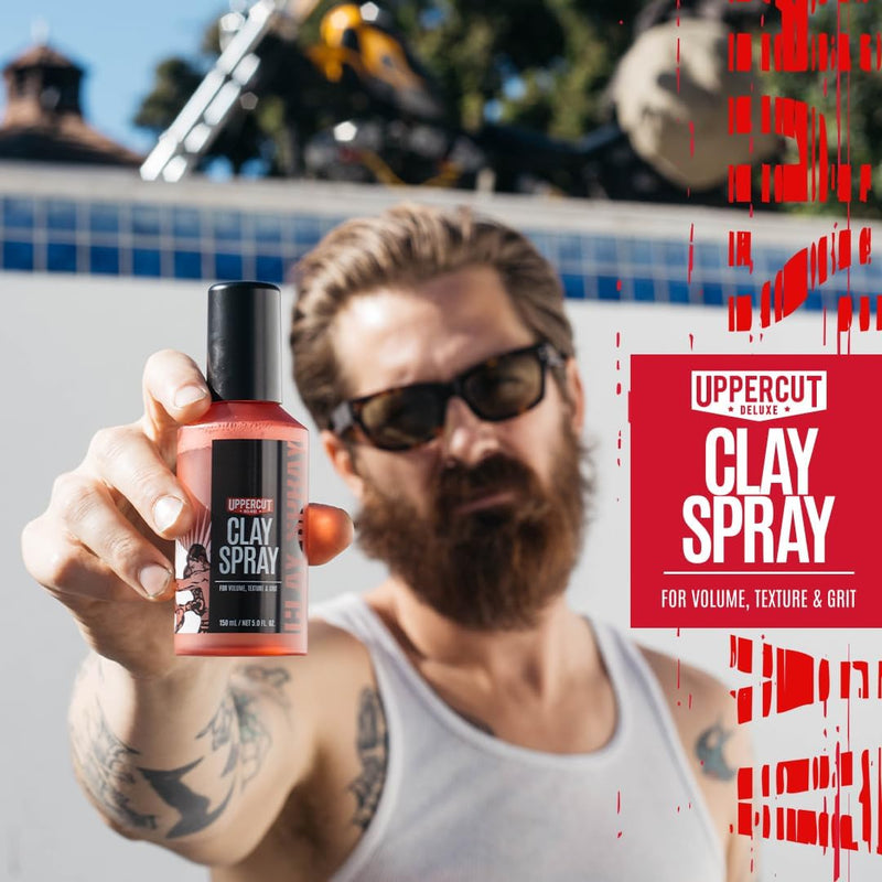 Uppercut Deluxe Clay Spray For Volume, Texture & Grit (150ml/5oz)