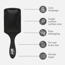 Wet Brush Pro Paddle Detangler Brush - Frost Edition
