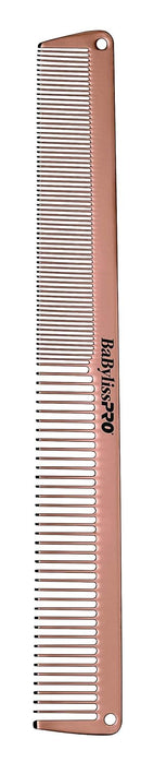 BaBylissPRO RoseFX Metal Barber Comb 2 piece Set
