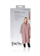Betty Dain Reversi All-Purpose Cape - Rose Gold & Black (946-Rose)