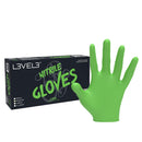 L3VEL3 Professional Nitrile Gloves 100pk - Lime