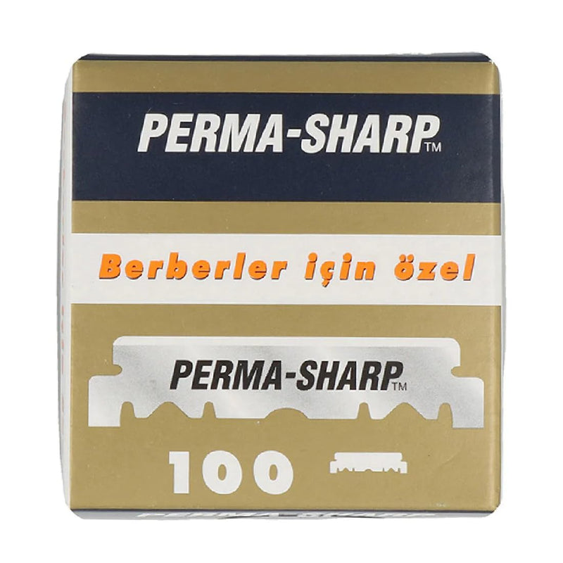 Perma-Sharp Razor Single-Edge Disposable Razor Blades (100ct)