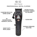 Stylecraft Mythic Microchipped Cordless Metal Clipper with Magnetic Motor (SCMMCB)